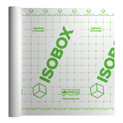Ветро-влагозащитная пленка ISOBOX А+ (70м2), рул.