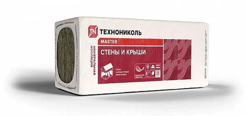 Плиты теплозвукоизоляционные 34 PN Стены и крыши ПРОФ [24] 1200-600-50 (0,864м3/уп) уп.