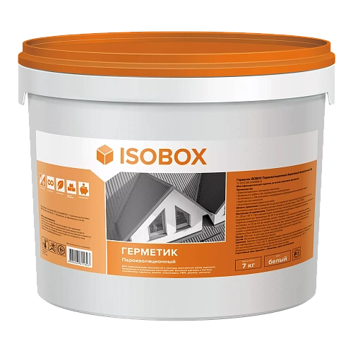 Герметик ISOBOX Пароизоляционный Акриловый (внутренний Б), 7кг