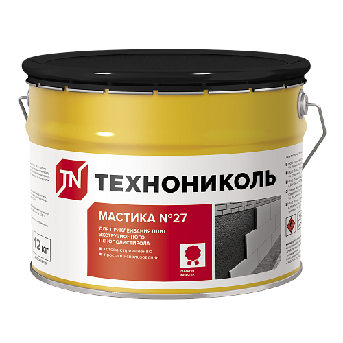 Мастика  приклеивающая ТЕХНОНИКОЛЬ №27, ведро 22 кг