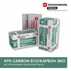 Плиты пенопол. экструзионные ТЕХНОНИКОЛЬ CARBON ECO 1180х580х40-L 10шт/уп (0,273760м3), уп